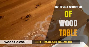 Effective Ways to Remove Water Spots from Your Wood Table