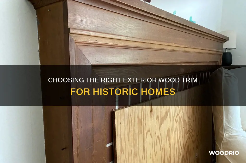 what type of exterior wood exterior trim old houses