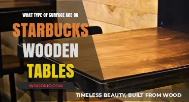 Exploring Starbucks Wooden Tables: Surface Types and Finishes Revealed