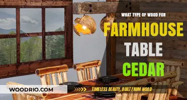 Choosing Cedar for Your Farmhouse Table: Pros, Cons, and Tips