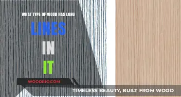 Exploring Wood Grain: Identifying Types with Distinct Long Lines