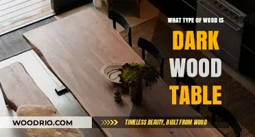 Exploring Dark Wood Tables: Types, Characteristics, and Best Uses