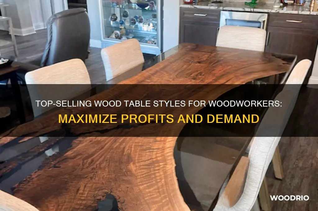 what type of wood tables sell best for woodworkers