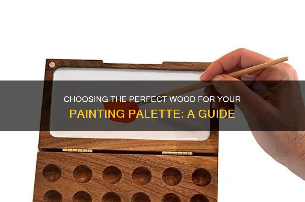 what type of wood to buy for a paintingpalette