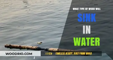 Exploring Wood Density: Which Timbers Take a Dive in Water?