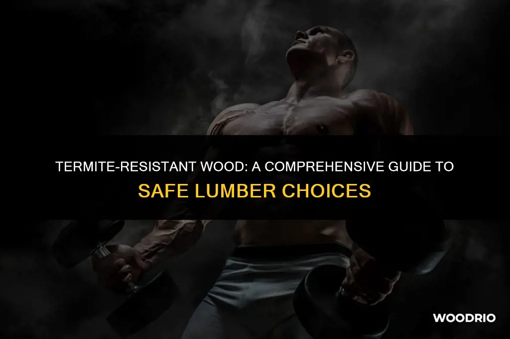 what type of wood will termites not eat