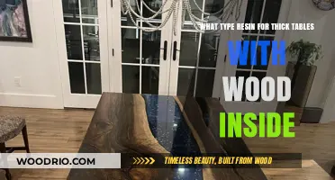 Choosing the Right Resin for Thick Wood-Embedded Table Projects