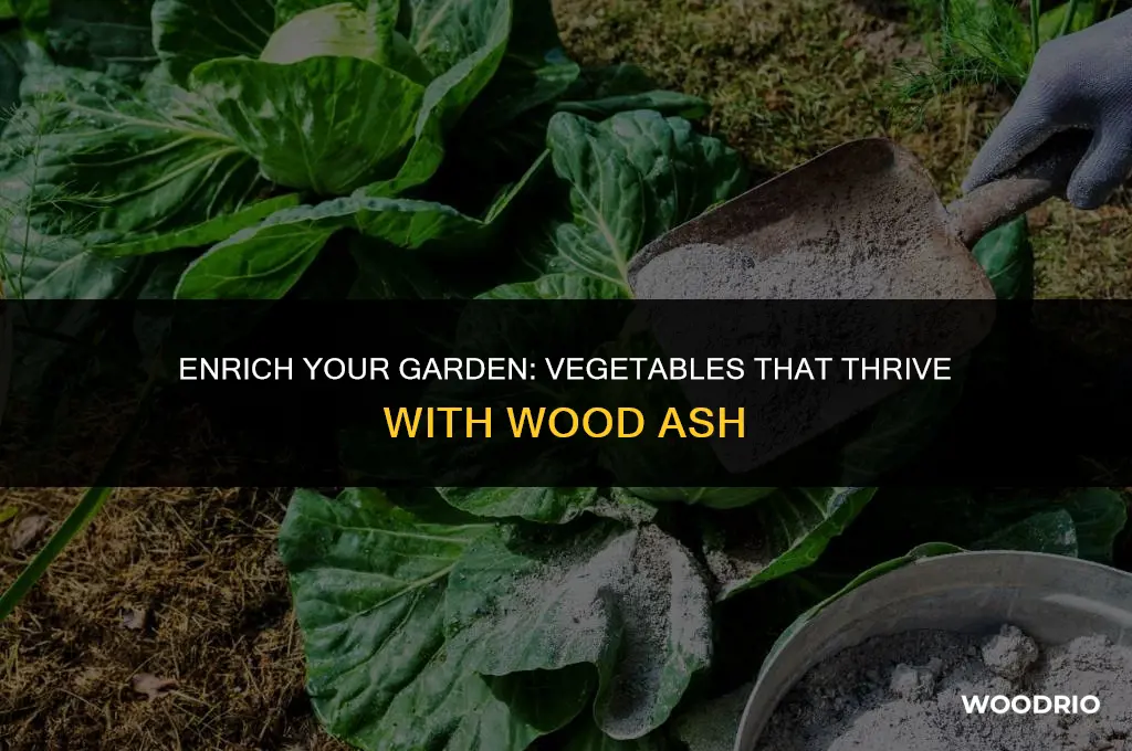 what vegetables like wood ash
