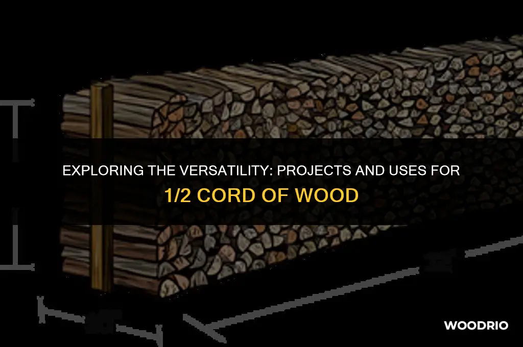 what will 1 2 cord of wood fit in