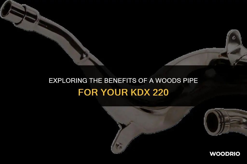 what will a woods pipe do for my kdx 220