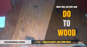 Corrosive Consequences: How Battery Acid Affects Wood Surfaces