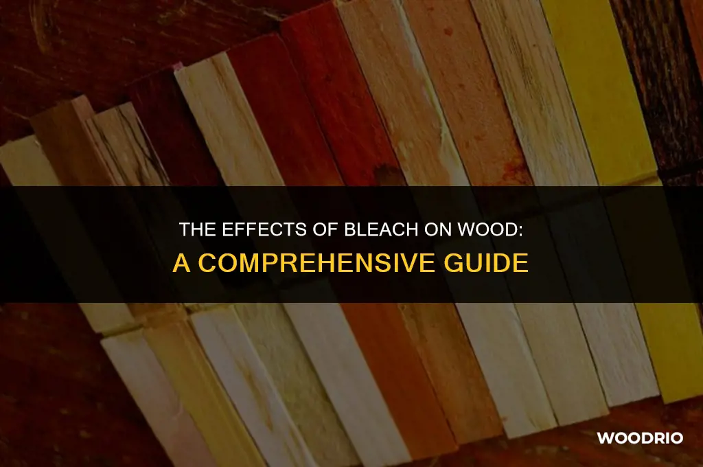 what will bleach do to wood