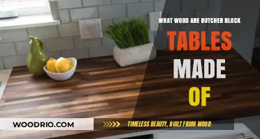 Discover the Best Wood Types for Butcher Block Tables