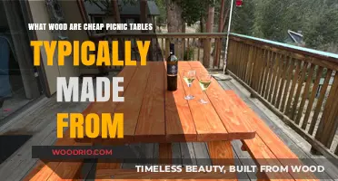 Affordable Picnic Table Materials: Common Woods for Budget-Friendly Outdoor Dining