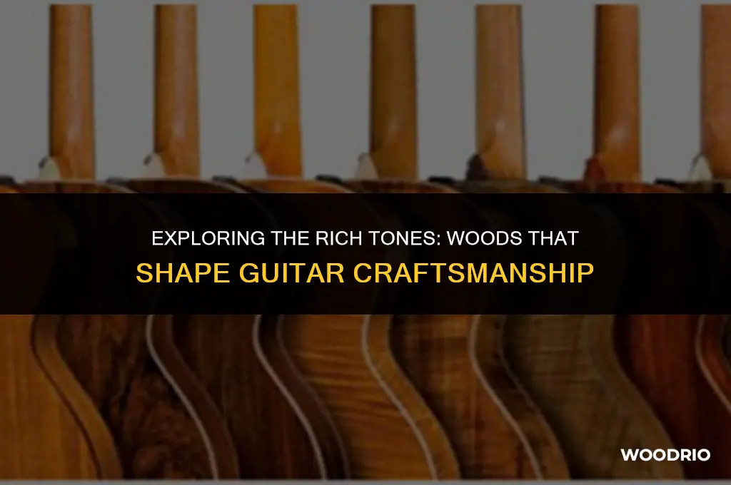 what wood are guitars made from
