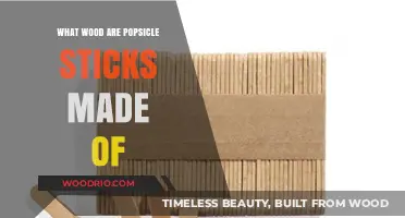 Unveiling the Mystery: What Wood Are Popsicle Sticks Made Of?
