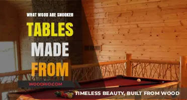 Discover the Premium Wood Used in Crafting Snooker Tables
