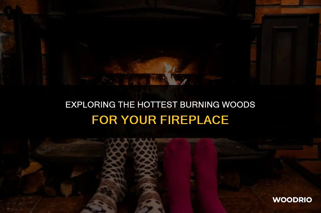 what wood burns hot