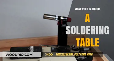 Best Wood for a Durable and Heat-Resistant Soldering Table