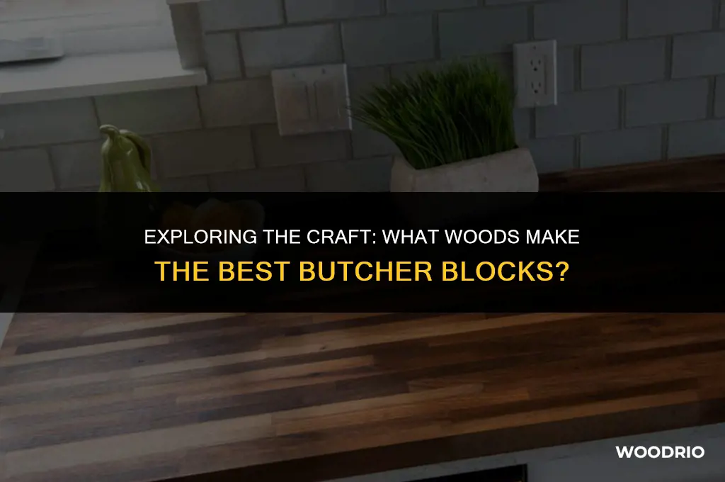 what wood is butcher block made of
