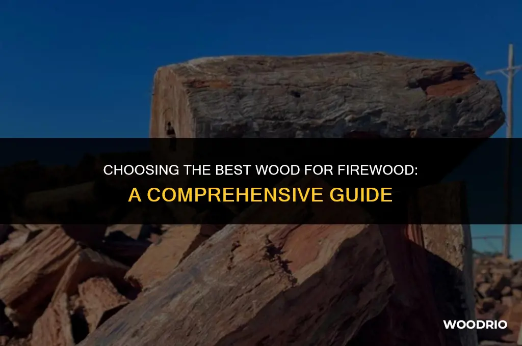 what wood is good for firewood