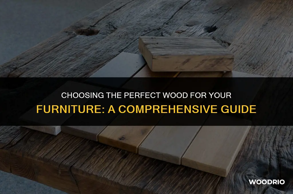 what wood is good for furniture