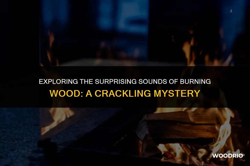 what wood pops when burning