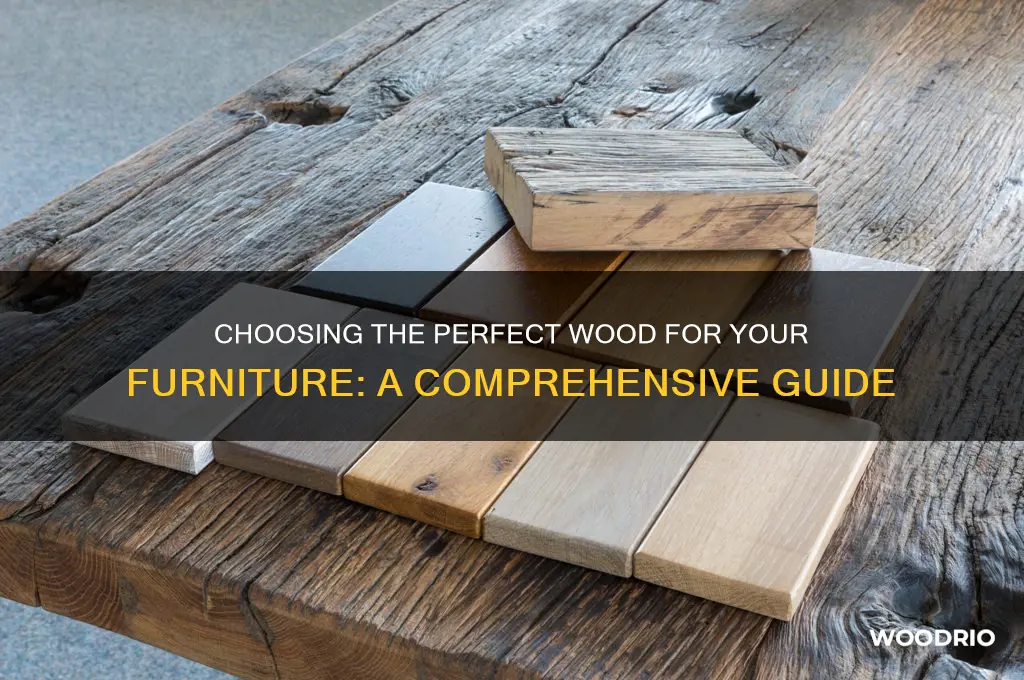 what wood to buy for furniture