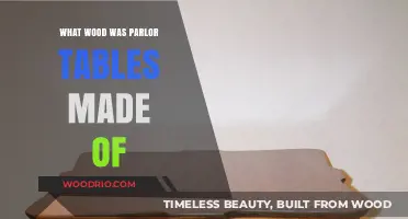 Discovering the Timeless Woods Used in Parlor Table Craftsmanship