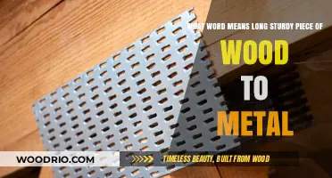 Understanding the Term for a Long, Sturdy Wood-to-Metal Connector