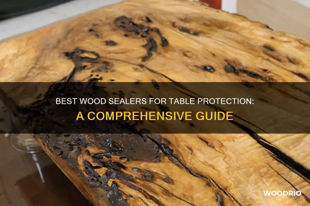 what you put over wood to seal on tables