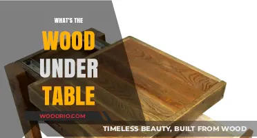 Exploring the Hidden Wood Under Your Table: A Surprising Discovery
