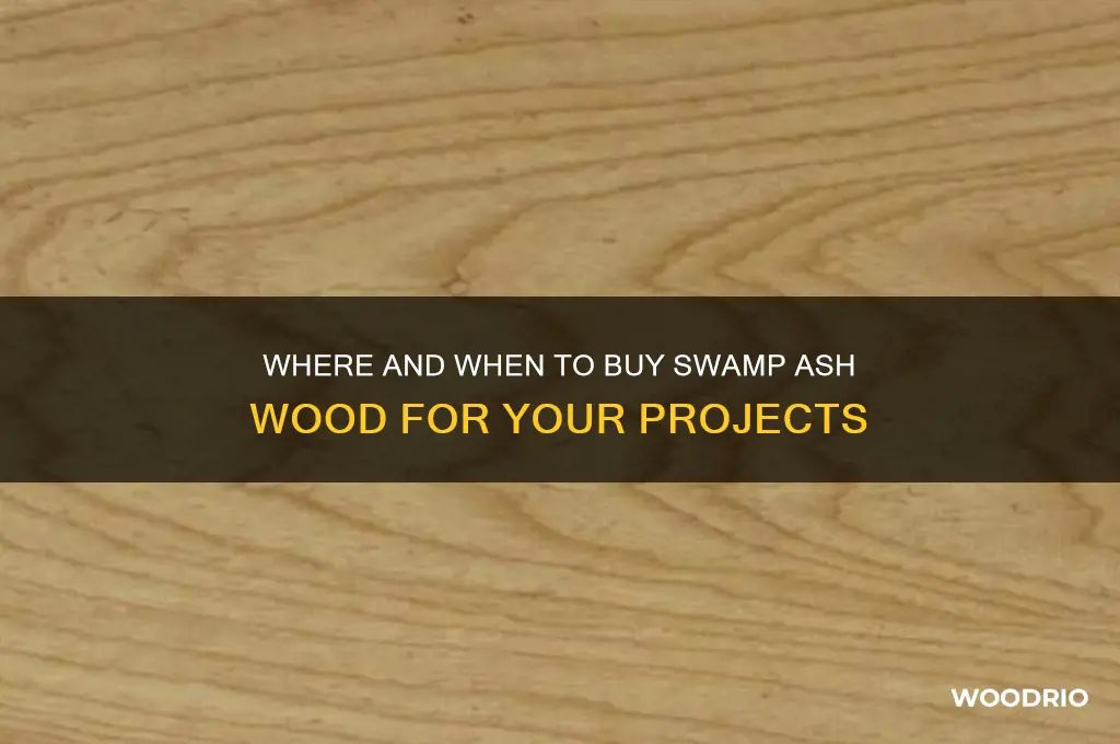 when can i buy swamp ash wood