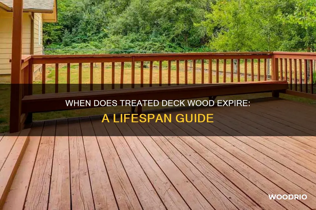 when is deck wood considered no longer treated