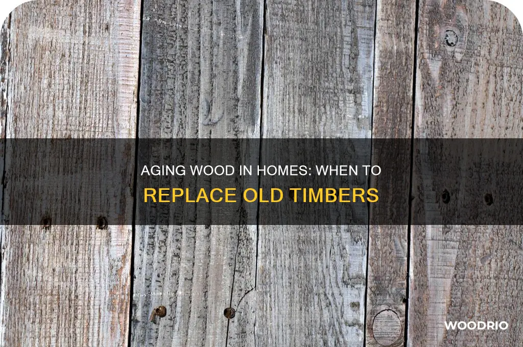 when is the wood in a house too old