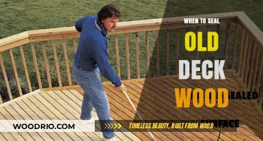 Revitalize Your Deck: Best Time to Seal Aged Wood Surfaces