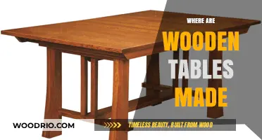Exploring the Craftsmanship: Where Are Wooden Tables Made Globally?