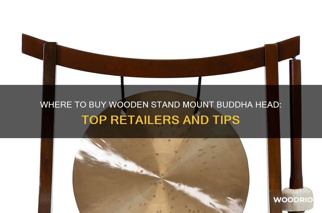 where buy wooden stand mount buddha head