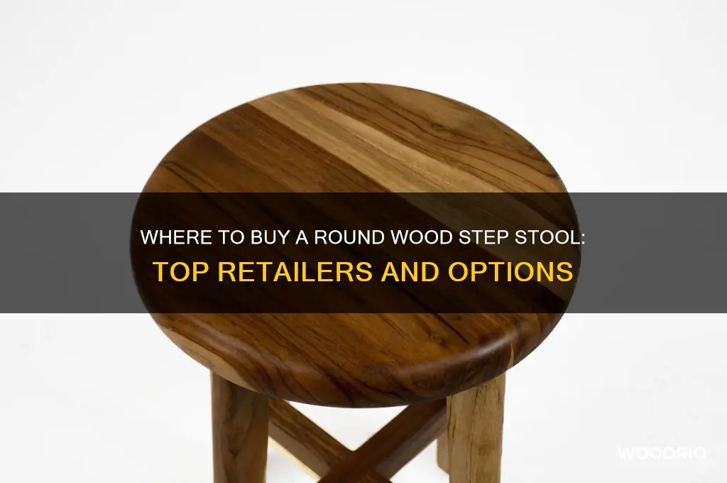 where caan i buy a round wood step stool