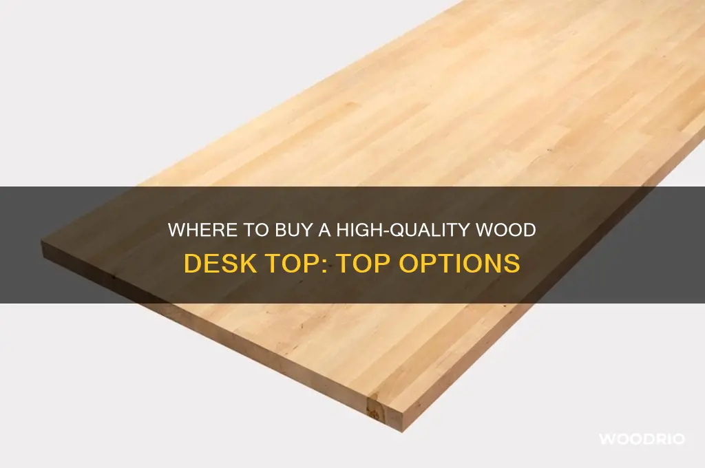 where can a buy a wood desk top