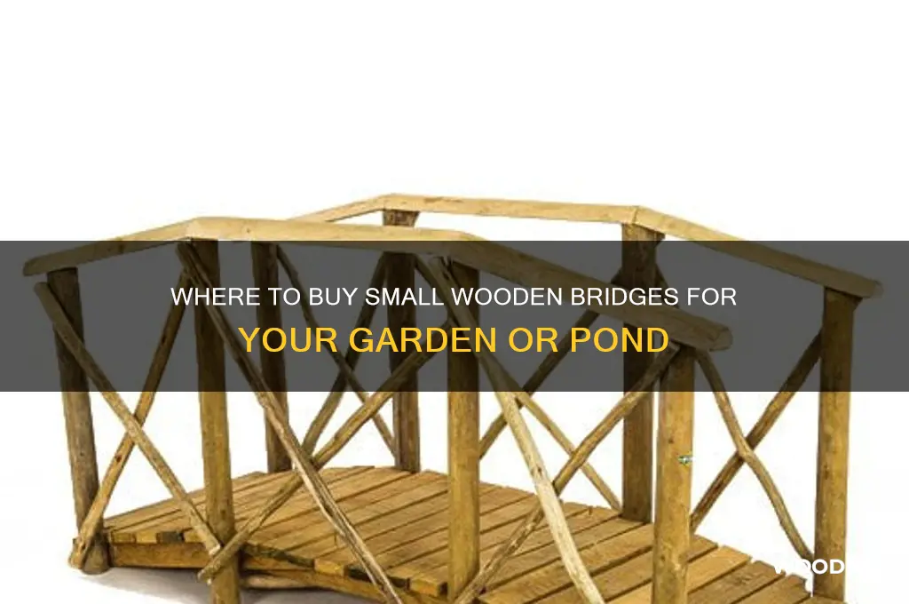 where can buy small wooden bridge