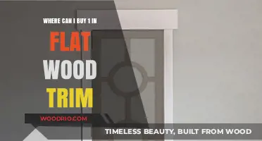 Where to Find and Buy 1-Inch Flat Wood Trim Easily