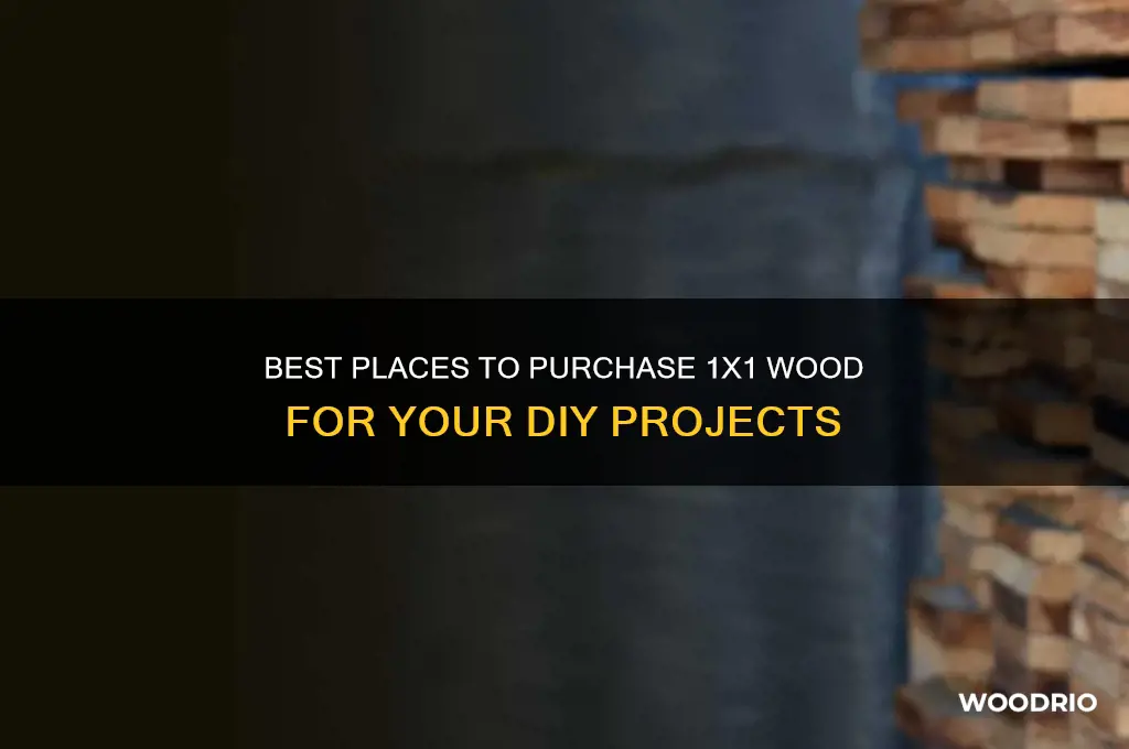 where can i buy 1x1 wood