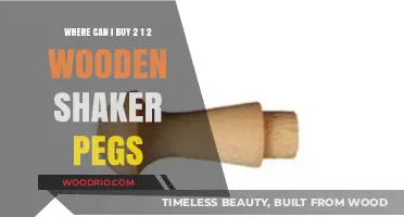 Where to Buy 2 1/2 Inch Wooden Shaker Pegs Online