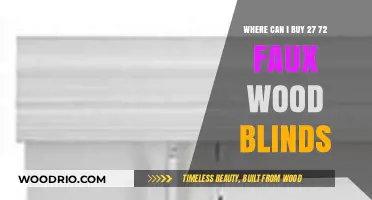 Best Places to Purchase 27 72 Faux Wood Blinds Online & In-Store