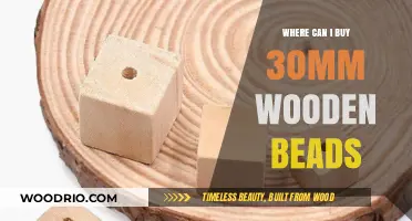 Where to Buy 30mm Wooden Beads for Crafting Projects