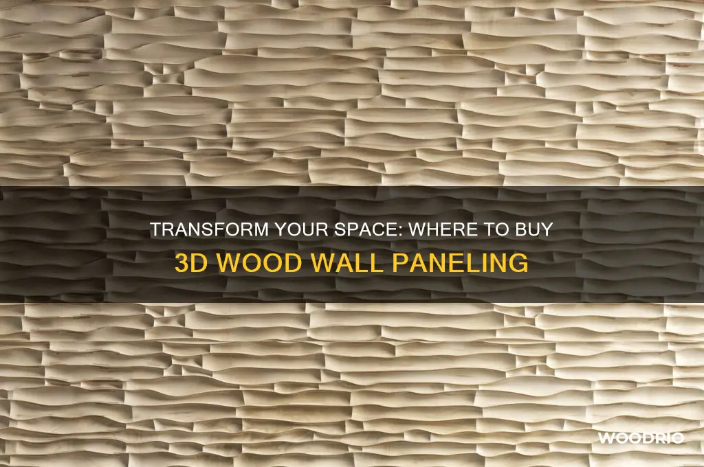 where can i buy 3d wood wall paneling