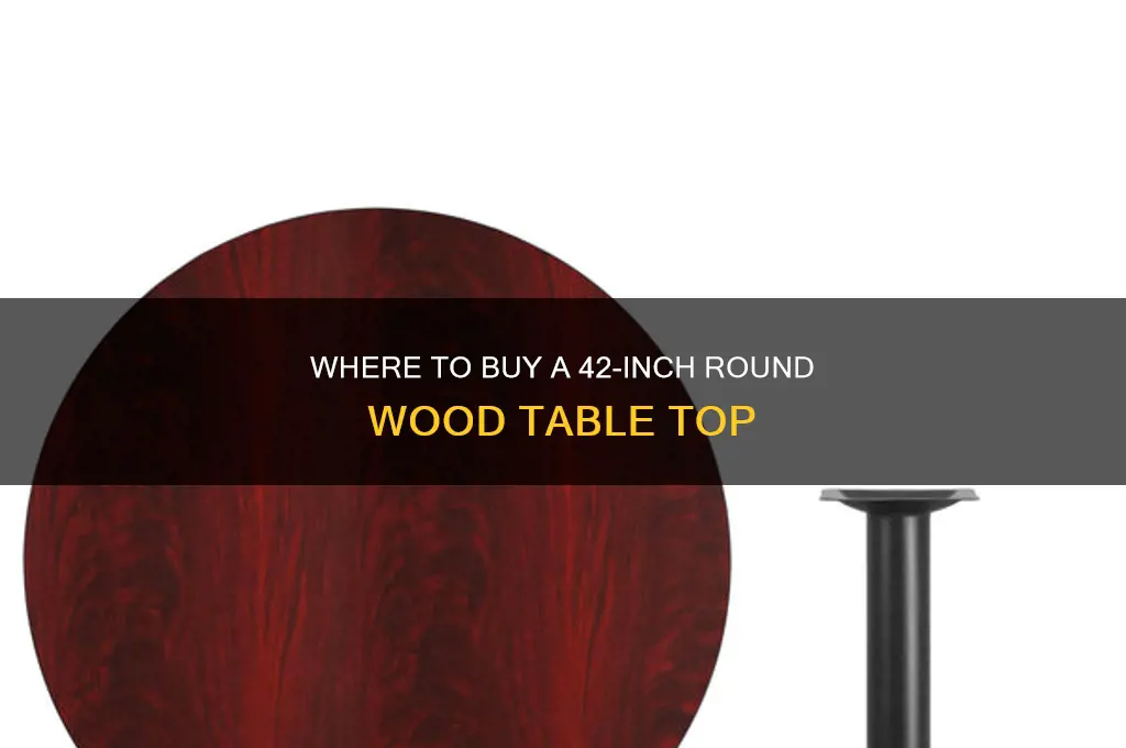 where can i buy 42 round wood table top