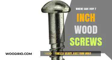 Where to Buy 7-Inch Wood Screws: Top Retailers & Online Stores