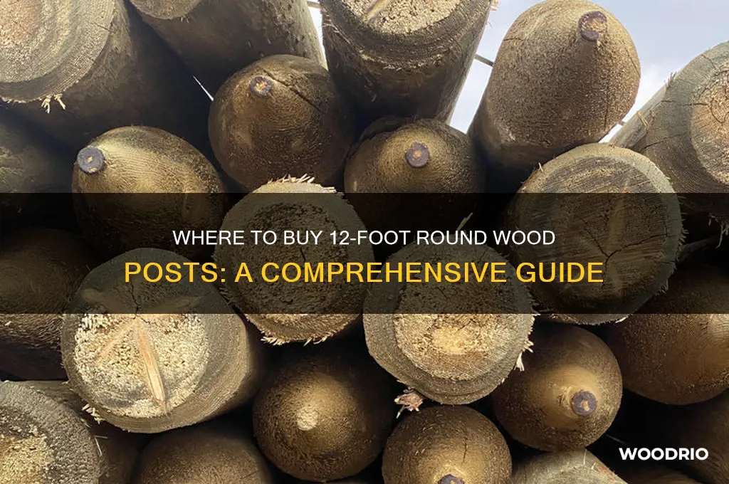 where can i buy a 12 round wood post